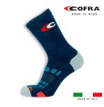 Calcetin top summer azul m (42-44) cofra