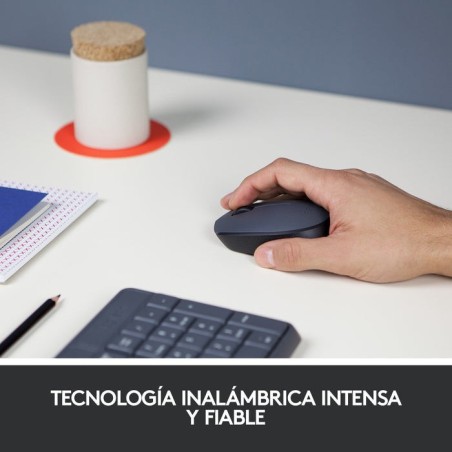 Ratón logitech m170 inalambrico gris 910-004642
