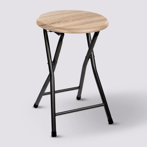 Taburete de cocina negro 30x30x45cm