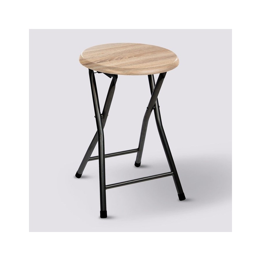 Taburete de cocina negro 30x30x45cm