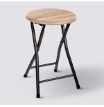 Taburete de cocina negro 30x30x45cm