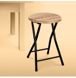 Taburete de cocina negro 30x30x45cm