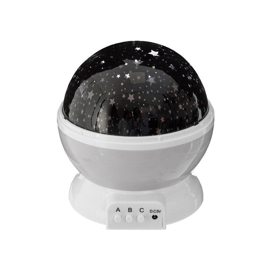 Luz nocturna decorativa led proyeccion estrellas