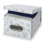 Caja guarda ropa vinilo l bon ton 39x50x24cm