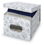 Caja guarda ropa vinilo xl bon ton 42x50x31cm