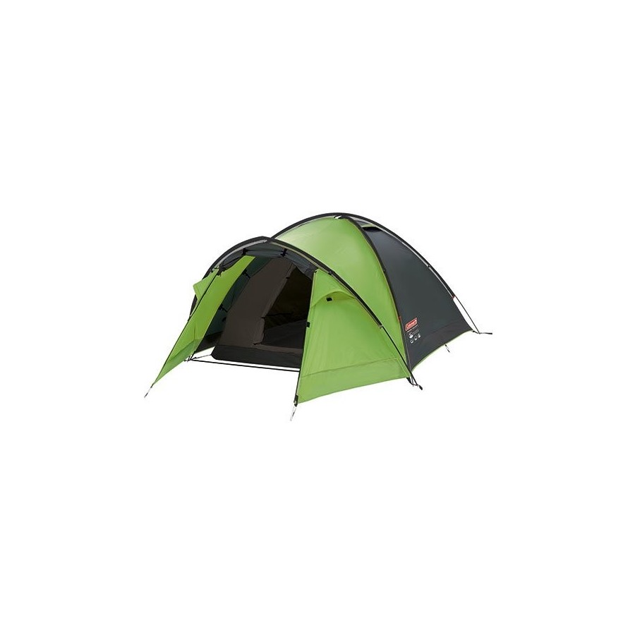 Tienda domo coleman pingora 3 blackout verde claro/gris, con varilla, modelo 2024 2000035203