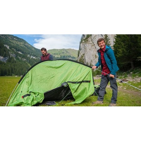 Tienda domo coleman pingora 3 blackout verde claro/gris, con varilla, modelo 2024 2000035203
