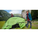 Tienda domo coleman pingora 3 blackout verde claro/gris, con varilla, modelo 2024 2000035203