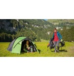 Tienda domo coleman pingora 3 blackout verde claro/gris, con varilla, modelo 2024 2000035203