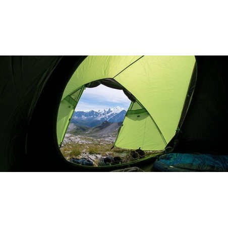 Tienda domo coleman pingora 3 blackout verde claro/gris, con varilla, modelo 2024 2000035203