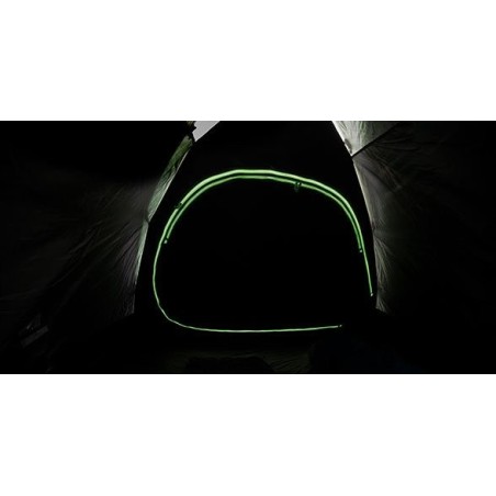 Tienda domo coleman pingora 3 blackout verde claro/gris, con varilla, modelo 2024 2000035203