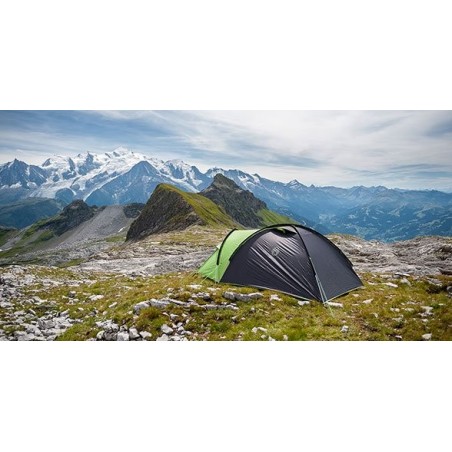 Tienda domo coleman pingora 3 blackout verde claro/gris, con varilla, modelo 2024 2000035203