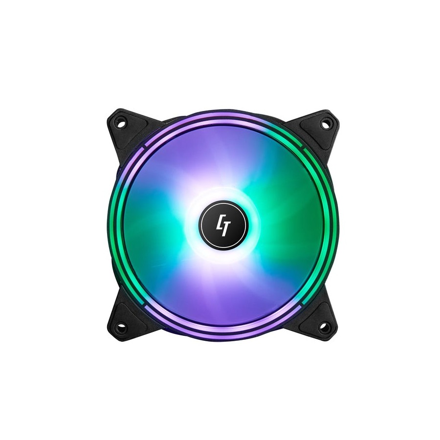 Ventilador chieftec 120mm nova nf-1225-rgb 32x adressable led