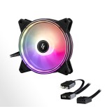 Ventilador chieftec 120mm nova nf-1225-rgb 32x adressable led