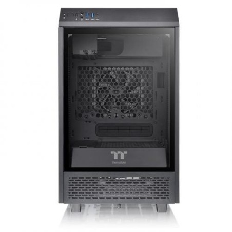 Caja pc thermaltake tower 100 negra 2xven120x120/3xcristal templado ca-1r3-00s1wn-00