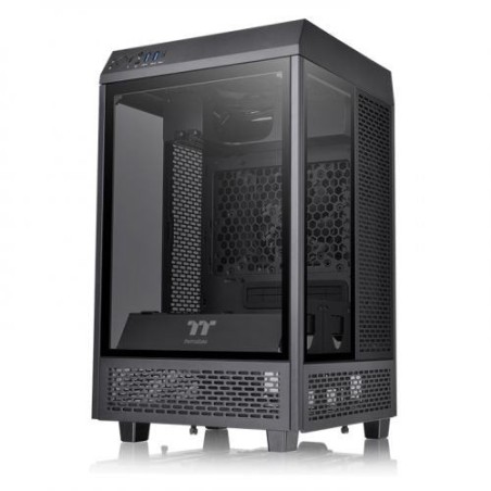 Caja pc thermaltake tower 100 negra 2xven120x120/3xcristal templado ca-1r3-00s1wn-00
