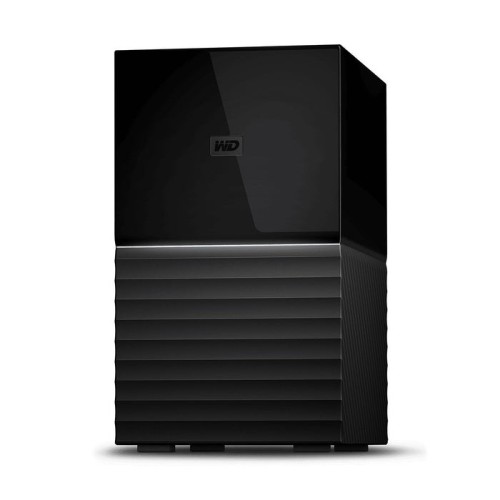 Disco externo hdd western digital my book duo 36 tb desktop raid con usb 3.1 y software de copia de seguridad automática