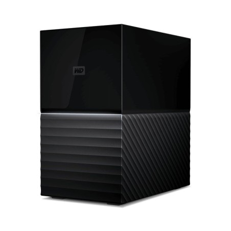 Disco externo hdd western digital my book duo 36 tb desktop raid con usb 3.1 y software de copia de seguridad automática