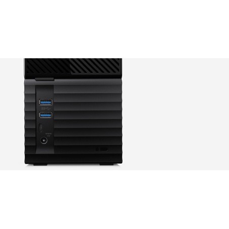 Disco externo hdd western digital my book duo 36 tb desktop raid con usb 3.1 y software de copia de seguridad automática