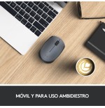 Ratón logitech m170 inalambrico gris 910-004642
