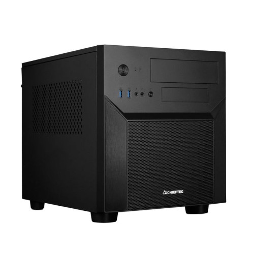 Caja pc chieftec caja gaming series / matx minitower, ci-02b-op, sin fuente, negro 2xusb3.0/1xusb2.0