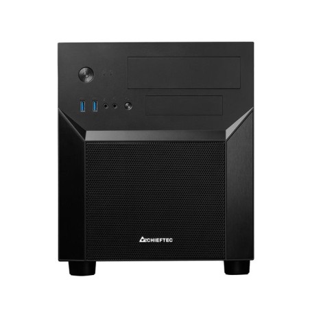 Caja pc chieftec caja gaming series / matx minitower, ci-02b-op, sin fuente, negro 2xusb3.0/1xusb2.0