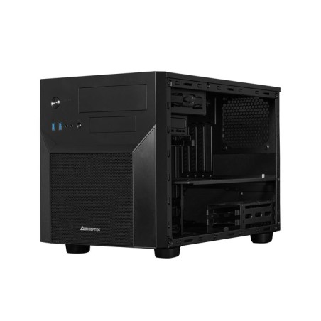 Caja pc chieftec caja gaming series / matx minitower, ci-02b-op, sin fuente, negro 2xusb3.0/1xusb2.0