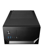 Caja pc chieftec caja gaming series / matx minitower, ci-02b-op, sin fuente, negro 2xusb3.0/1xusb2.0