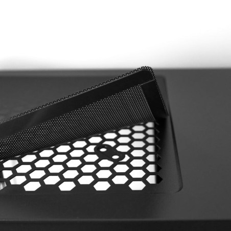 Caja pc chieftec caja gaming series / matx minitower, ci-02b-op, sin fuente, negro 2xusb3.0/1xusb2.0
