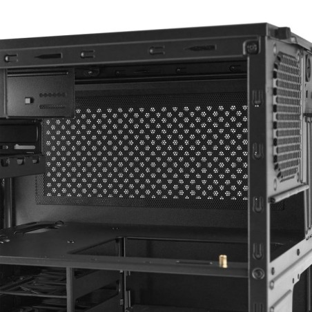 Caja pc chieftec caja gaming series / matx minitower, ci-02b-op, sin fuente, negro 2xusb3.0/1xusb2.0