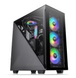 Caja pc thermaltake divider 300 tg midi tower negro retail
