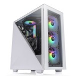 Caja pc thermaltake divider 300 tg midi tower "snow" blanco retail