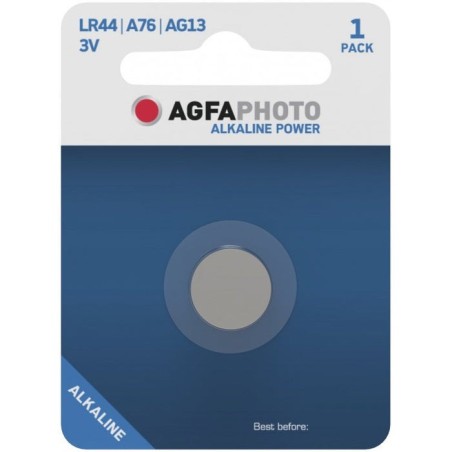 Agfaphoto pila alcalina lr44/ag13 1.5v blister (1-pack) 150-803470