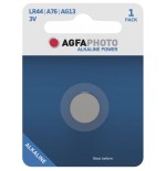 Agfaphoto pila alcalina lr44/ag13 1.5v blister (1-pack) 150-803470