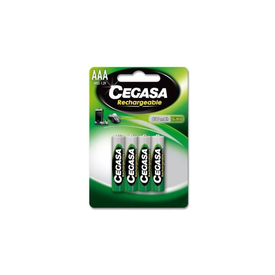 Cegasa pila recargable hr03 800 mah 1 2v bl.4 uds