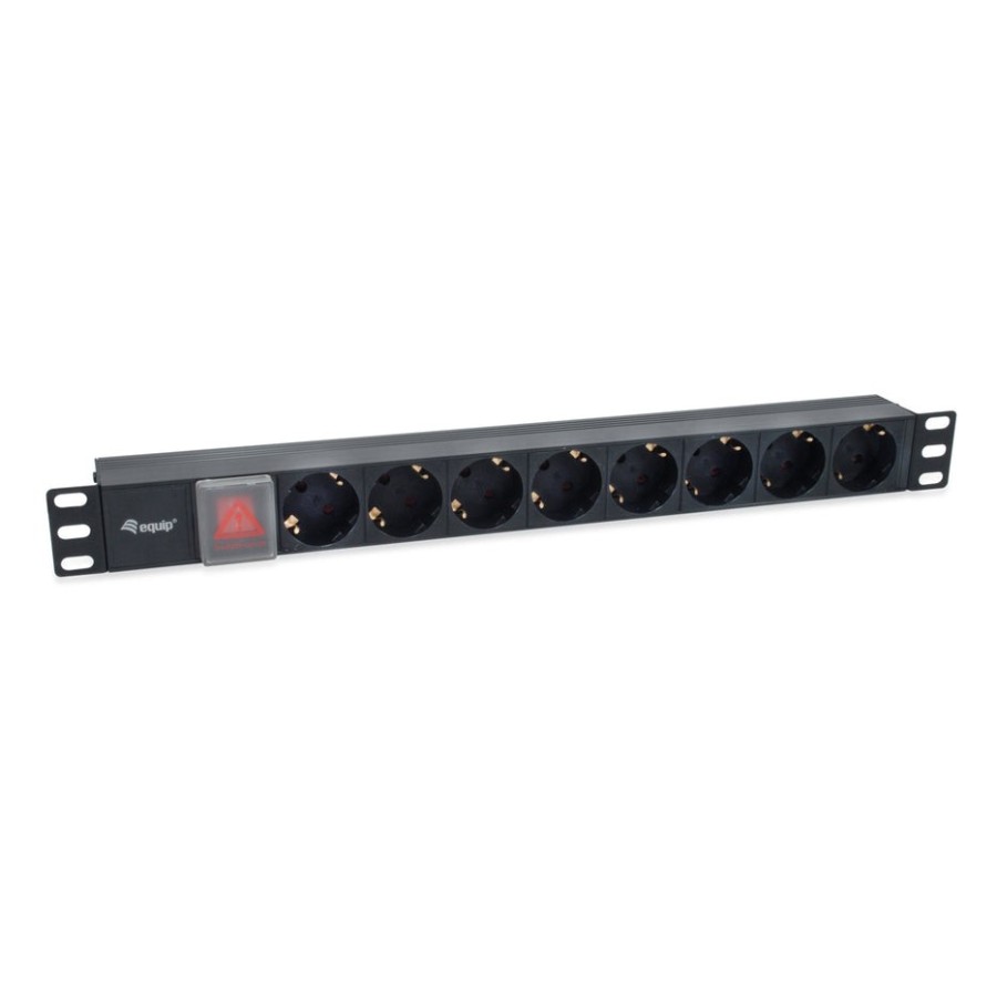Regleta alimentacion rack 19 1u 8 tomas con interruptor cable iec 14 especial sai