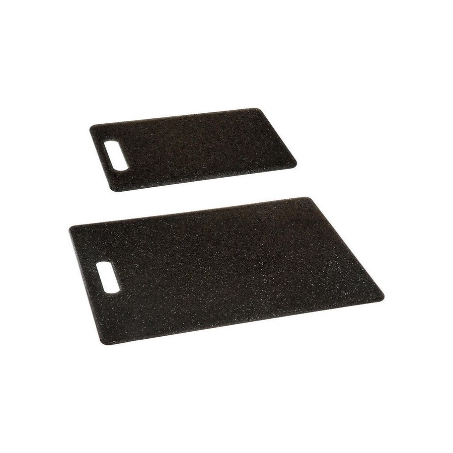 Kit 2 tablas para cortar de polipropileno color negro