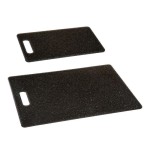 Kit 2 tablas para cortar de polipropileno color negro