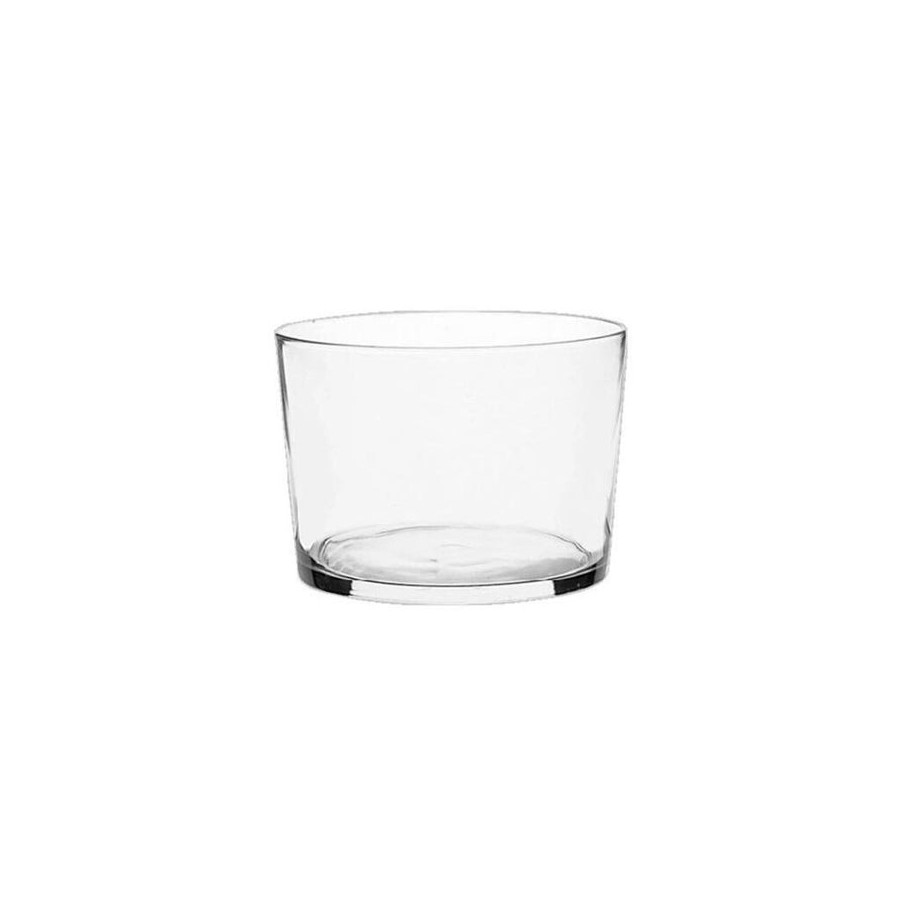 Set 6 vasos de agua de cristal apilables modelo bodega 24cl
