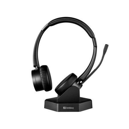 Sandberg bluetooth office headset pro+ - kopfhörer - kopfband - büro/callcenter - schwarz - binaural