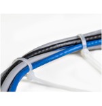 Startech bridas 20cm 4 mm de ancho, 55 mm nylon 1000 - blancas