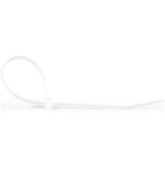 Startech bridas 20cm 4 mm de ancho, 55 mm nylon 1000 - blancas