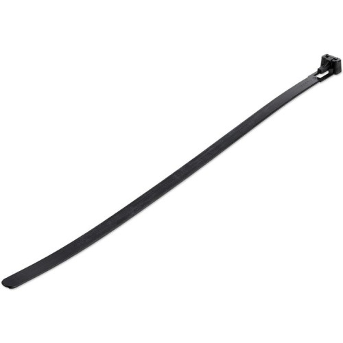 Startech bridas reutilizables 25cm 7 mm 94v-2/ul, paquete de 100 - negras