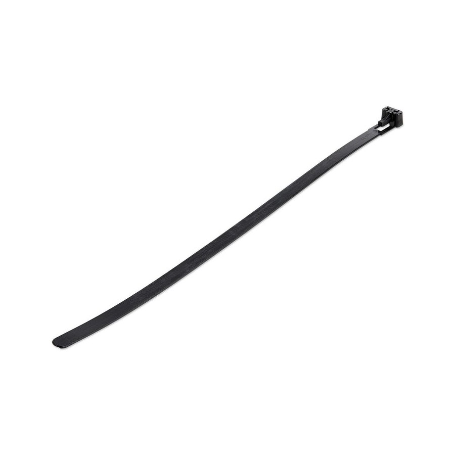 Startech bridas reutilizables 25cm 7 mm 94v-2/ul, paquete de 100 - negras