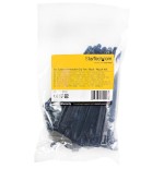 Startech 100 bridas reutilizables de 12cm, nylon