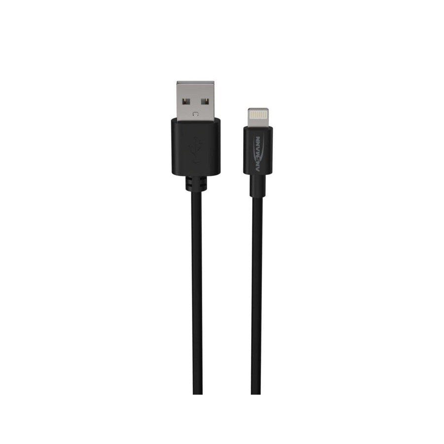 Cable de carga y datos ansmann usb a lightning de 100 cm