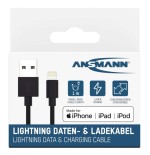 Cable de carga y datos ansmann usb a lightning de 100 cm