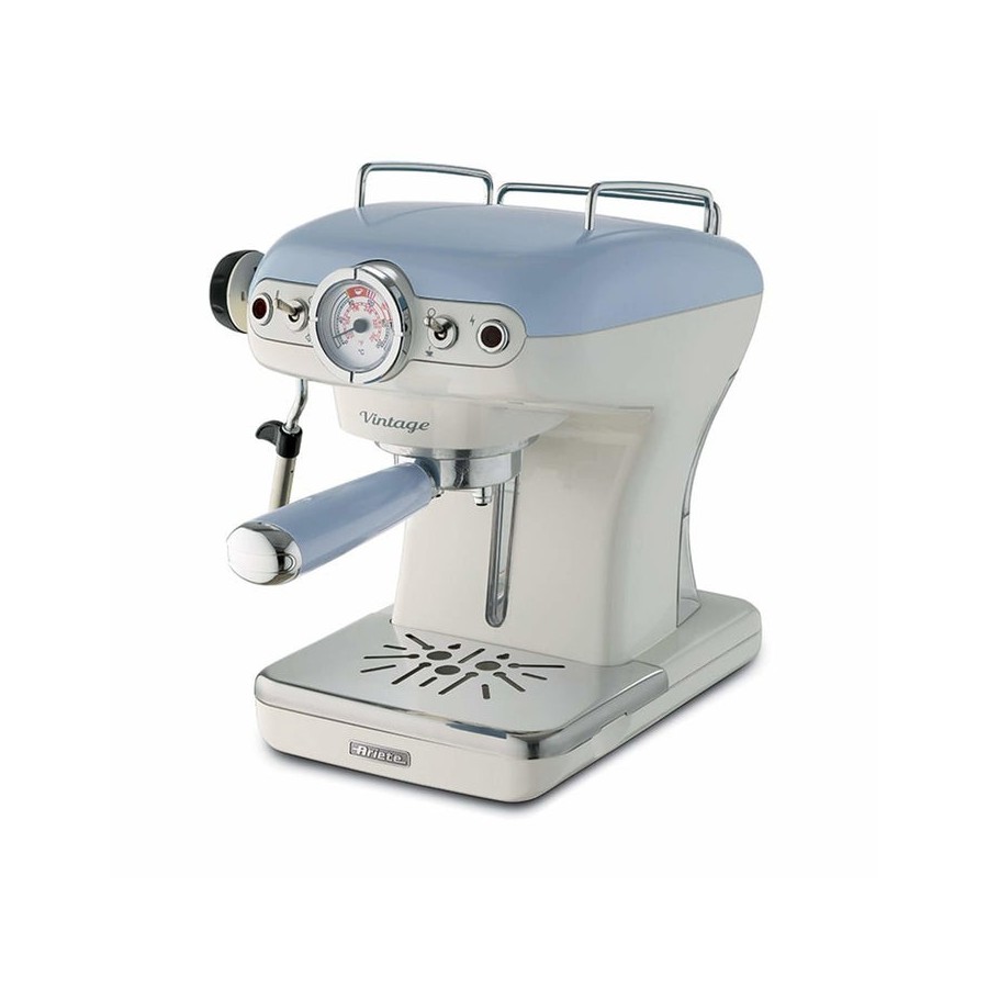 Cafetera espresso ariete vintage, azul