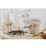 Cafetera espresso ariete vintage, azul
