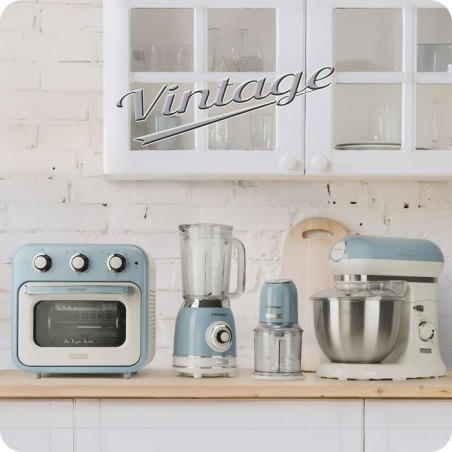 Cafetera espresso ariete vintage, azul